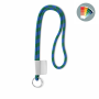 Polyester 2-kleurige koord-lanyard met full color label