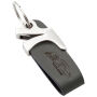 Sleutelhanger & flesopener P02606, Kunstleder, Grijs