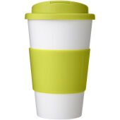 Americano® 350 ml geïsoleerde beker met handvat - Wit/Lime