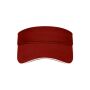Sandwich Sunvisor burgundy/white