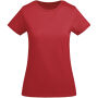 Breda biologisch katoenen dames T-shirt met korte mouwen - Rood - 3XL