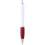 Nash balpen van gerecycled plastic (zwarte inkt) - Rood