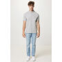 IQONIQ Yosemite gerecycled katoen pique polo, heather grey (M)