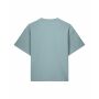 Hazener - Het unisex relaxed interlock T-shirt - Pebble Blue (XXS) Hazener - Het unisex relaxed interlock T-shirt - Pebble Blue (XXS)