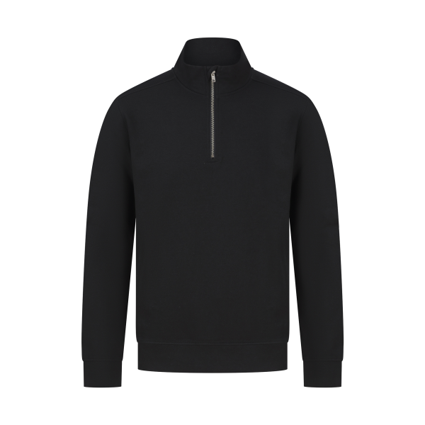 Unisex-Sweatshirt mit Reißverschlusskragen Unisex-Sweatshirt mit Reißverschlusskragen