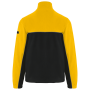 Tweekleurig ecologisch uniseks fleecevest Black / Yellow XS
