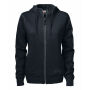 Printer Overhead Lady full zip hoody Black 3XL