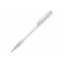 Balpen Nash grip transparant - Transparant Wit