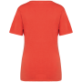 Ecologisch verwassen T-shirt ronde hals korte mouwen Washed Paprika XS Ecologisch verwassen T-shirt ronde hals korte mouwen Washed Paprika XS
