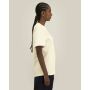 Reeser - Heavy gerecycled katoen blend T-overhemd met een modern look - Cream (S)