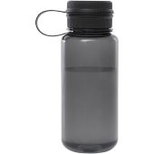Ryder 900 ml RCS gecertificeerde RPET sportfles met multifunctioneel deksel - Zwart