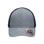 6 Panel Mesh Cap Melange grey melange/black one size 6 Panel Mesh Cap Melange grey melange/black one size