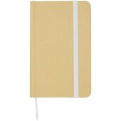 Reed A6 gerecycled notitieboek met harde kaft en effen pagina's - Wit