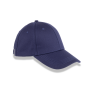 6-panel pet van biologisch katoen Navy One Size 6-panel pet van biologisch katoen Navy One Size