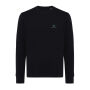 Iqoniq Etosha lichtgewicht gerecycled katoen sweater, zwart (XXL)