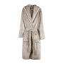 VINGA Louis luxury plush RPET robe size L-XL, grey