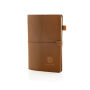 Daily Notes Binder 3-in-1 hervulbaar PU notitieboek, bruin
