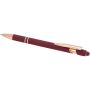 Nanna balpen met roségouden afwerking (blauwe inkt) - Bordeaux rood