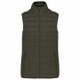 Ladies' lightweight sleeveless down jacket dark khaki XXL
