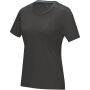 Azurite dames T-shirt met korte mouwen biologisch textiel - Storm grey - S