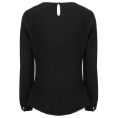 Blouse met lange mouwen Black XS