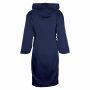 Sophie Muval Velours Badjas met capuchon, 380gr/m² - Navy