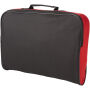 Florida polyester conferentietas 7L - Zwart/Rood Florida polyester conferentietas 7L - Zwart/Rood