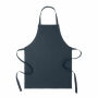 SOUS COLOUR - Schort van gerecycled katoen - Marineblauw