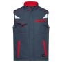 Workwear Softshell Vest - COLOR - carbon/red XS