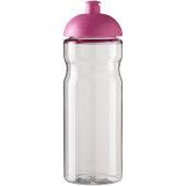 H2O Active® Base 650 ml bidon met koepeldeksel - Transparent/Roze