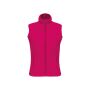 Bodywarmer van microfleece dames fuchsia S