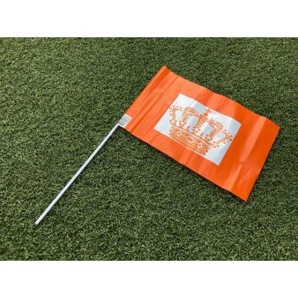 Koningsdag Oranje zwaaivlag Kroon