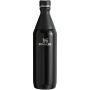 Stanley All Day Slim 600 ml waterfles - Zwart glanzend