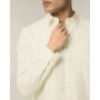 Stanley Styler Shirt - Het heren popeline overhemd - Cream (5XL)