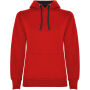 Urban hoodie voor dames - Rood/Zwart - roly-M Urban hoodie voor dames - Rood/Zwart - roly-M