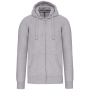 Hooded Sweater Met Rits Oxford Grey XS