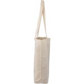 Katoen (140 g/m²) boodschappentas Isak khaki (écru)