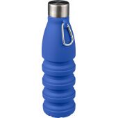 Siliconen opvouwbare drinkfles Erin 550 ml kobaltblauw