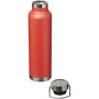 Thor 650 ml RCS gecertificeerde gerecyclede roestvrijstalen koperen vacuüm geïsoleerde waterfles - Rood
