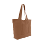 Grote shopper met zijzak Washed Cinnamon One Size