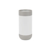 VINGA Erie RCS recycled RVS push mug 350 ML, wit, grijs VINGA Erie RCS recycled RVS push mug 350 ML, wit, grijs