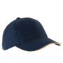 Orlando - 6 panel cap Navy / Yellow One Size Orlando - 6 panel cap Navy / Yellow One Size