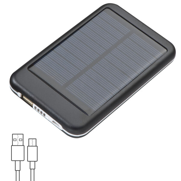 Solar metalen powerbank