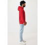 IQONIQ Yengo recycled katoen hoodie met steekzakken, rood (L)