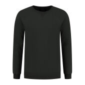 L&S Heavy Sweater Raglan Crewneck for him dark grey 4XL