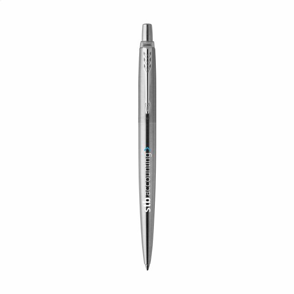 Parker Jotter RVS Balpen - blauwe inkt