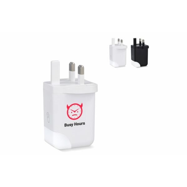 Xoopar ICE-G 65W GaN Adapter met UK Plug - Wit Xoopar ICE-G 65W GaN Adapter met UK Plug - Wit
