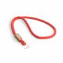 Polyester koord-keycord met bamboe plaatje