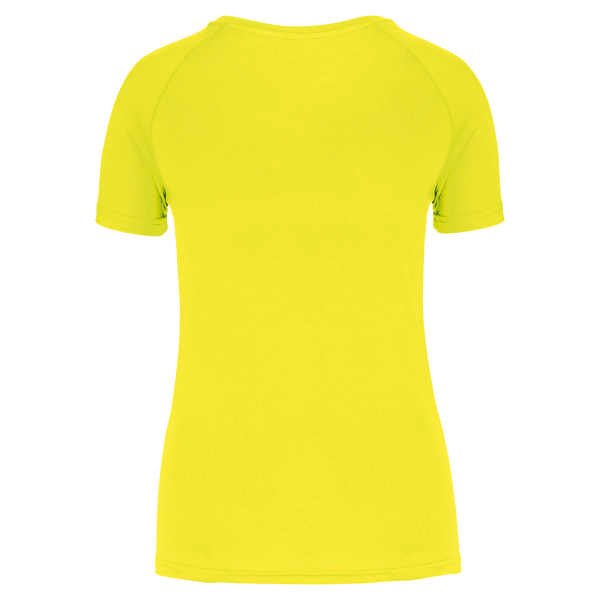 T-shirt de sport à col rond recyclé femme Fluorescent Yellow XXL T-shirt de sport à col rond recyclé femme Fluorescent Yellow XXL