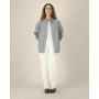 Worker Shirt - Het unisex relaxed overhemd - G. Dyed Misty Grey (XS)